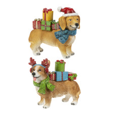 Santa Paws w/Christmas Presents Figurine