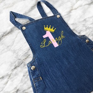 personalised baby dungarees
