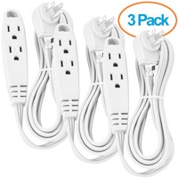 Aurum Cables 6-feet 3 Outlet Extension Cord Indoor/outdoor Extension Cord 16a... on sale Aurum Cables 6-feet 3 Outlet Extension Cord Indoor/outdoor Extension Cord 16a... on sale