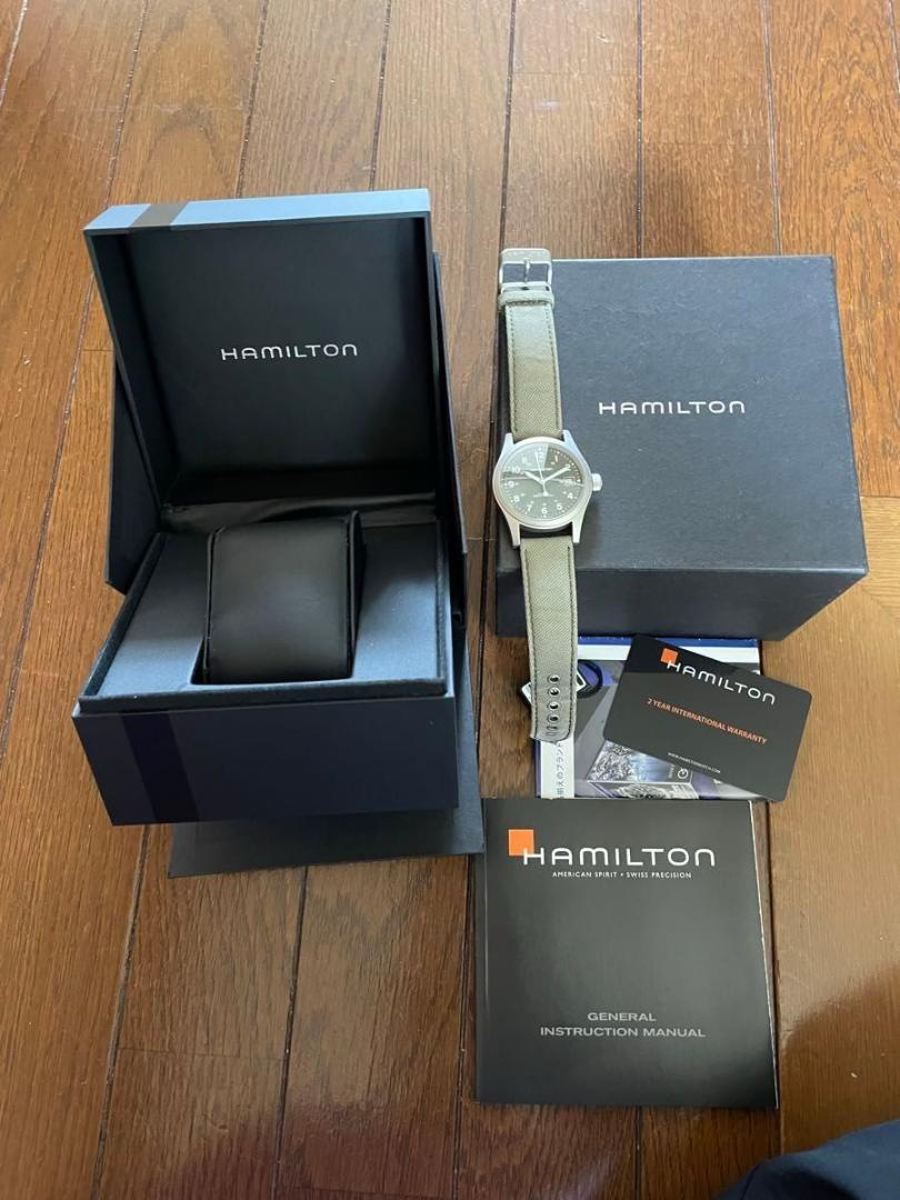 Hamilton Khaki Field H694190 Hand Winding Men's Watch From JP | eBay
