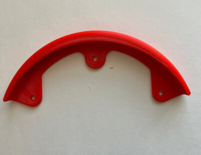 CENTURY Nose Bone Style Skateboard Guard, Sizes to FIT YOUR DECK - RED