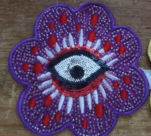 Iron on or Sew On Patches Cats, Goose, Barbie, Fire I'm Fine, Evil Eye - Picture 38 of 69