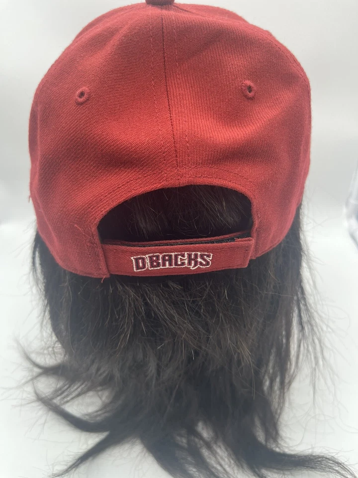ARIZONA DIAMONDBACKS Hat Cap Strap Back RED Adjustable New With Sticker - Image 4 of 4