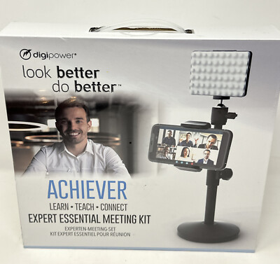 Digipower Achiever - Video Call Kit, 60 LED Light, Stand & Phone Holder SEALED