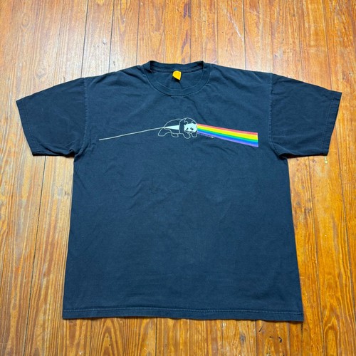 Vintage Enjoi Skateboard Shirt Mens Size XL Pink Floyd The Dark Side Of The Moon