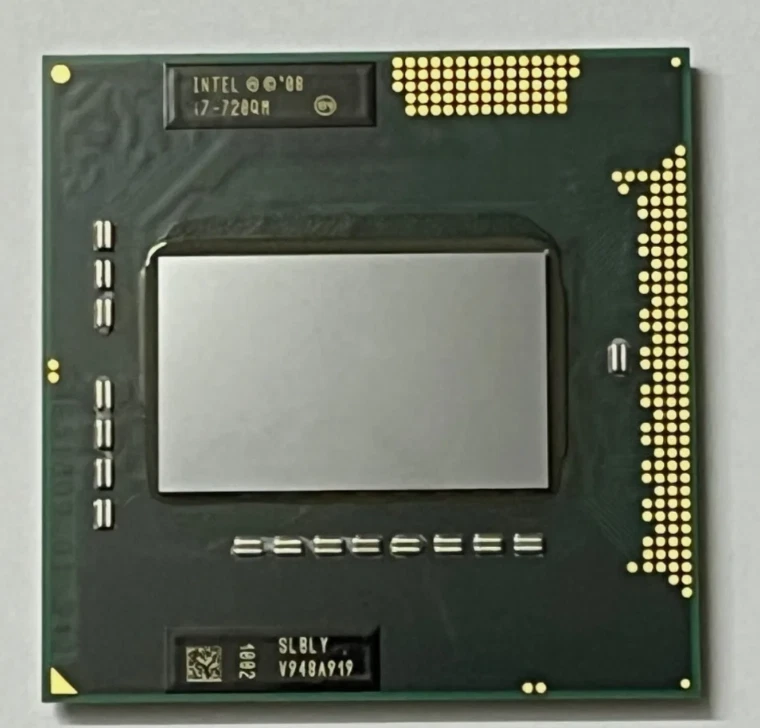 Intel Core i7 720QM CPU 1.6 GHz 6M Quad-Core SLBLY Socket G1 PGA998 Processor - Image 3 of 4