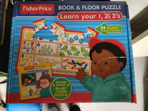 Fisher Price Book And Floor Puzzle