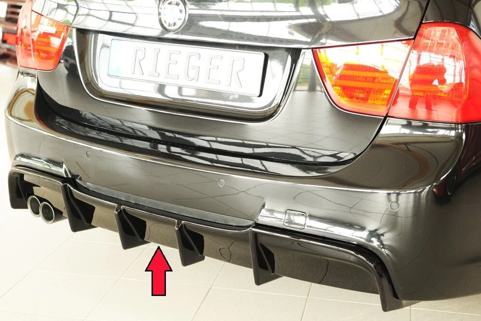 Rieger Heckeinsatz Diffusor passend für BMW 3er E90 E91 mit M-Paket 00088401 - Bild 3 von 4
