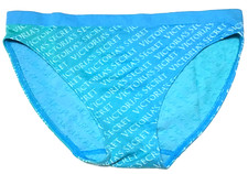 medium - NWT Victoria's Secret blue bikini panty c419