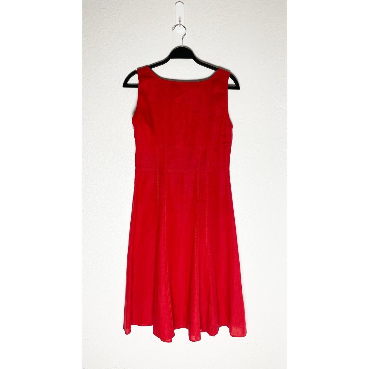 red midi flowy dress Smocked Waist Tiered Midi Dress Cherry Red main image 0