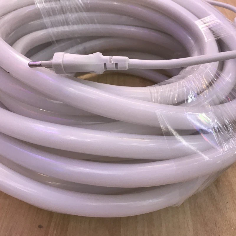 360 Degree Glow flex Round LED Neon Rope light strip 220V 2835 waterproof lamp - Image 4 of 4