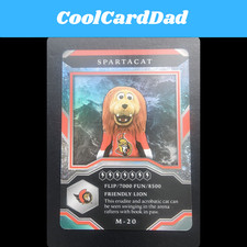 2021-22 Upper Deck MVP Mascots Gaming Card Spartacat M-20 Senators
