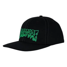 Creature Skateboards Hat Hesher Flame Snapback Unstructured Black
