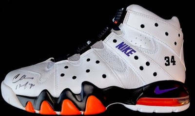 CHARLES BARKLEY PSA/DNA SIGNED AUTOGRAPH NIKE AIR MAX2 CB 94 SHOE