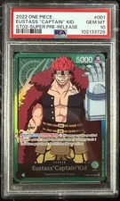 Eustass Captain Kid - ST02-001 - PSA 10 - Super Pre-Release  English  One Piece