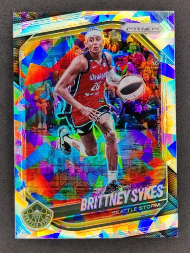2025 Panini WNBA Prizm BRITTNEY SYKES Silver Ice Prizm #121 Seattle Storm (B)