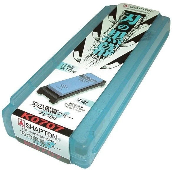 Pierre à aiguiser Shapton Kuromaku Ceramic #1500 Medium Blue K0707 JAPAN81