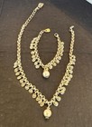UNO de 50 Silver Plated Necklace and Bracelet Set 7” Bracelet 14” Necklace — photo 1