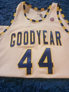 Larry Brown Signed Akron Goodyear Wingfoots Jersey