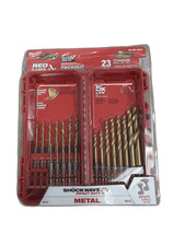 Milwaukee SHOCKWAVE IMPACT DUTY Titanium Twist Drill Bit Set 23-Piece MISSING