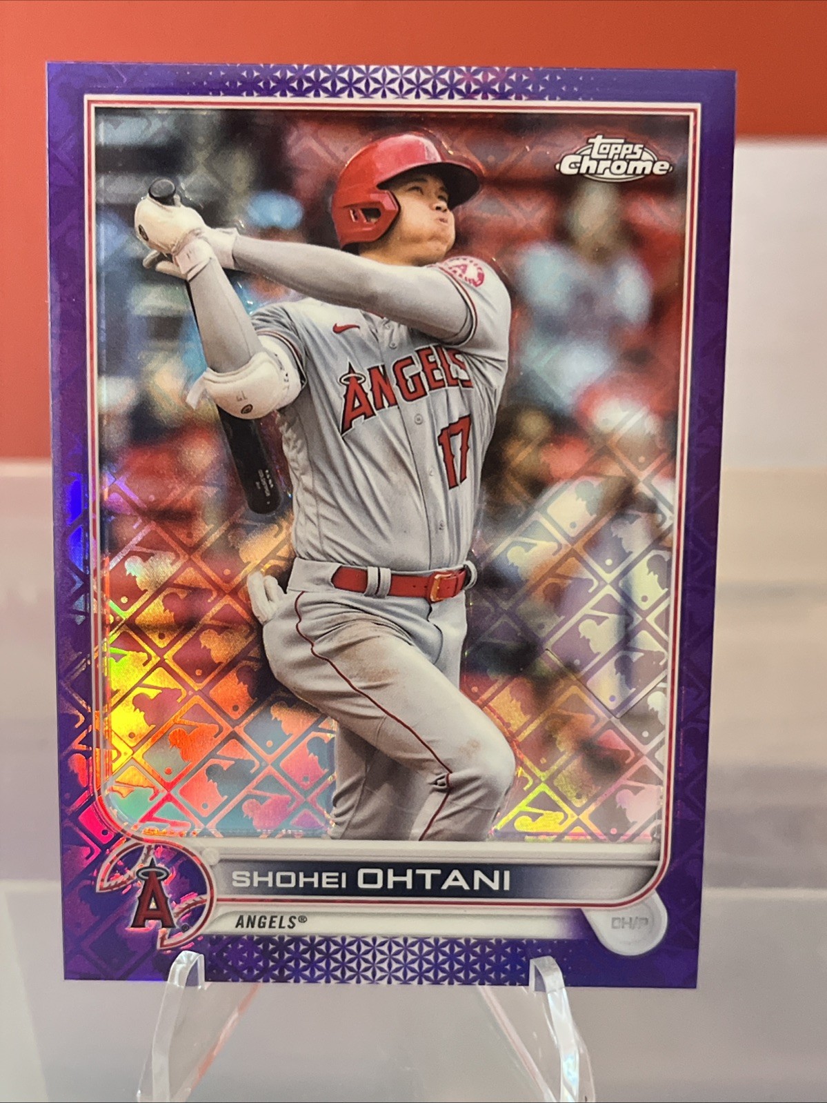 2022 Topps Chrome Logofractor Edition Purple Refractor #/250 Shohei Ohtani #1