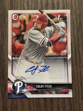 Colby Fitch 2018 Bowman 1st AUTO - Louisville / Phillies #PA-CF
