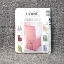 Uncut 3217 McCalls SEWING Pattern Chair Covers Rosettes Skirts Vintage