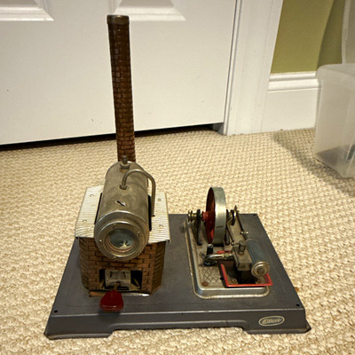 Wilesco Live Steam Stationary Model Engine w/ Boiler Flywheel & Chimney