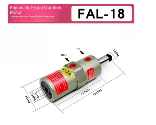 FAL-18/25/35 Vibratori Pneumatici: Martelli ad Aria Industriali per Assistenza Flusso - Foto 1 di 20
