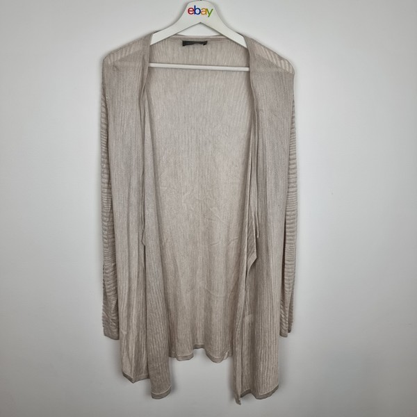 Jacqui E Cardigan Open Front Lightweight Size M