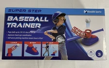 NEW MinnARK Sports Super Step Baseball Trainer POP UP Pitching Machine