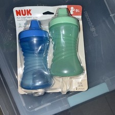 Nuk 2 Piece Fun Grips Hard Spout Cups New Inbox