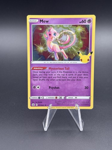 Mew Holo Celebrations 011/025 2021 Pokemon 25th Anniversary