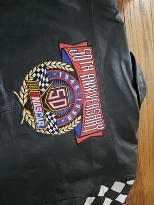 Vintage 1998 Jeff Hamilton NASCAR 50th Anniversary Leather Racing