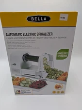 BELLA 4-In-1 Automatic Electric Spiralizer & Slicer, Quickly Prep Curly Fries 