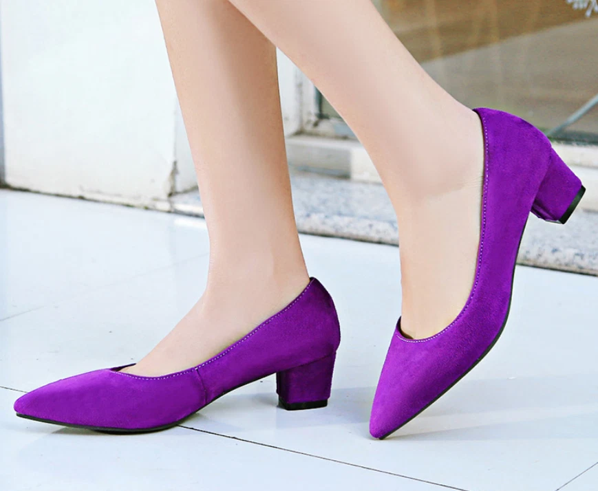 Purple Low 3/4 to 1 1/2 Inch Heels for Women for sale | eBay