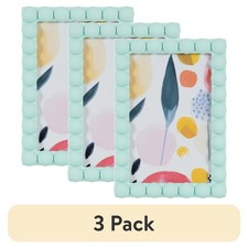  3 pack 4x6 Beaded Mint Decorative Tabletop Picture Frame