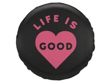 Life Is Good Spare Tire Cover For Jeep - Large Heart - Nwt