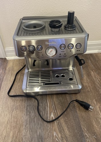 FOR PARTS - Breville BES870XL Barista Express Espresso Machine Silver 1600W 2qt