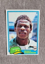 1981 Topps Rickey Henderson #261 Oakland Athletics Baseball Card