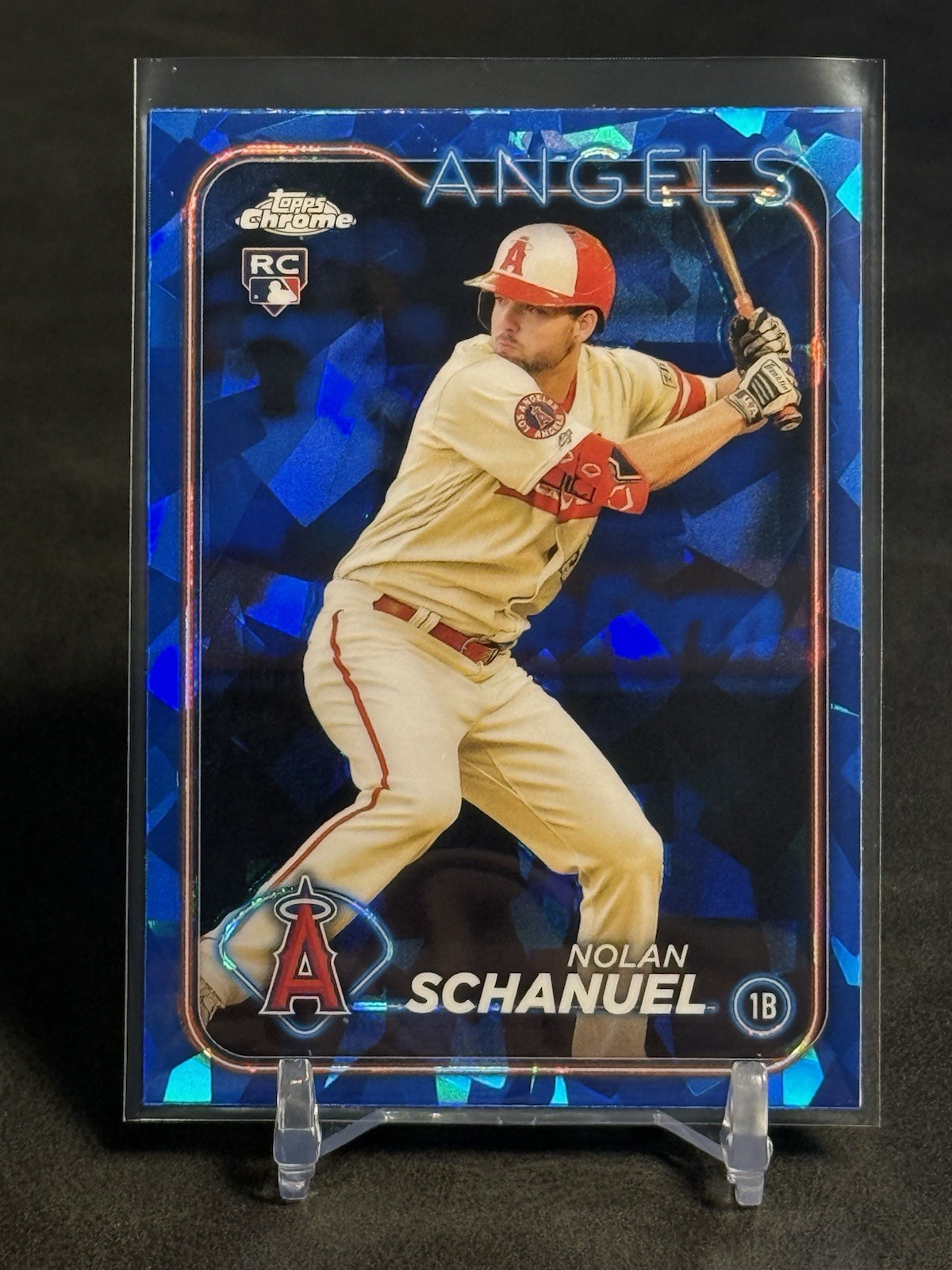 2024 Topps Chrome Sapphire #53 Nolan Schanuel Rookie RC Angels