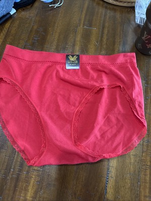 Wacoal SZ XXL Red Embrace Lace Hi-Cut Brief Panty! NEW! 2XL