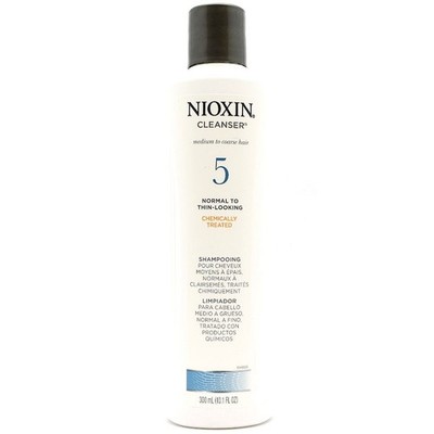 Nioxin 5 Cleanser for Medium to Coarse Hair | Normal to Thin-Looking 10.1 fl. oz
