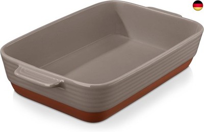 MALACASA, Serie TARA, Auflaufform Groß, 4.5L Backformen, Auflaufformen 