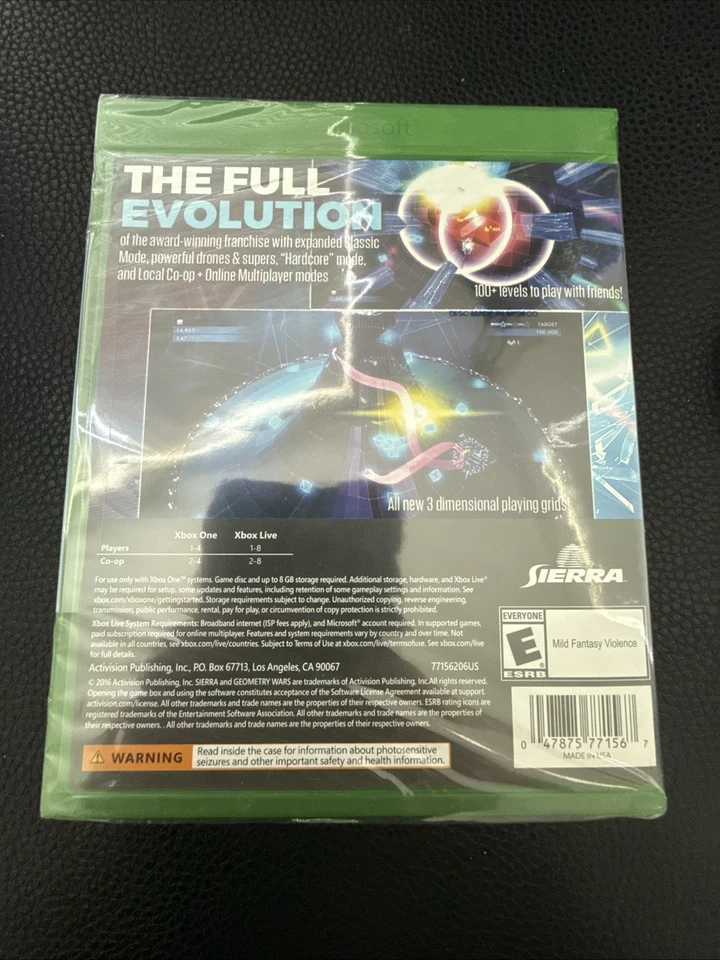 Geometry Wars 3 Dimensions Evolved (Xbox One 2016) New Factory Sealed - Image 2 of 2