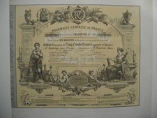 Pharmacie Centrale de France &uuml;ber 500 Francs  von 1882