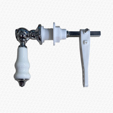 Ceramic Toilet Handle Cistern Lever Traditional Victorian Type 1/2" Thread
