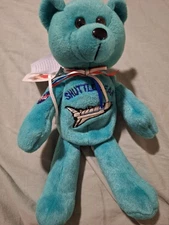 Nasa Beany Baby. Blue Shuttle Bear 2001