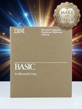 Vintage IBM BASIC by Microsoft V1.10 6025007 1982 Manual Reference Library EX