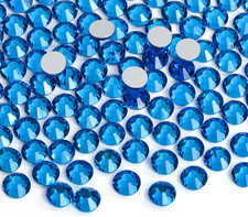 Glue Fix Crystal Flatback Rhinestones Glass Diamantes Gems for Crafting Nail Art